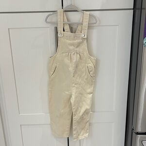 Zara Cream Overalls for Kids